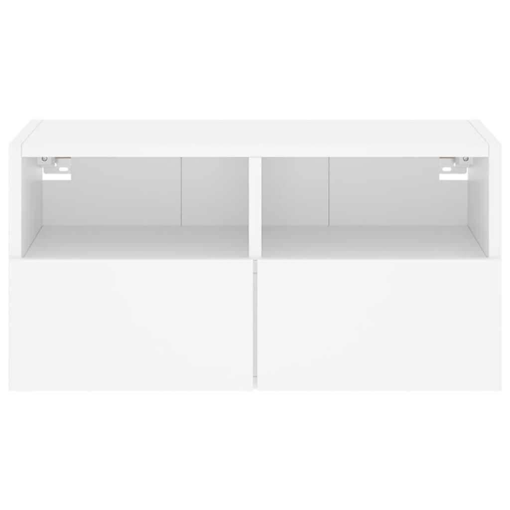 TV Wall Cabinet White 60x30x30 cm Engineered Wood Price