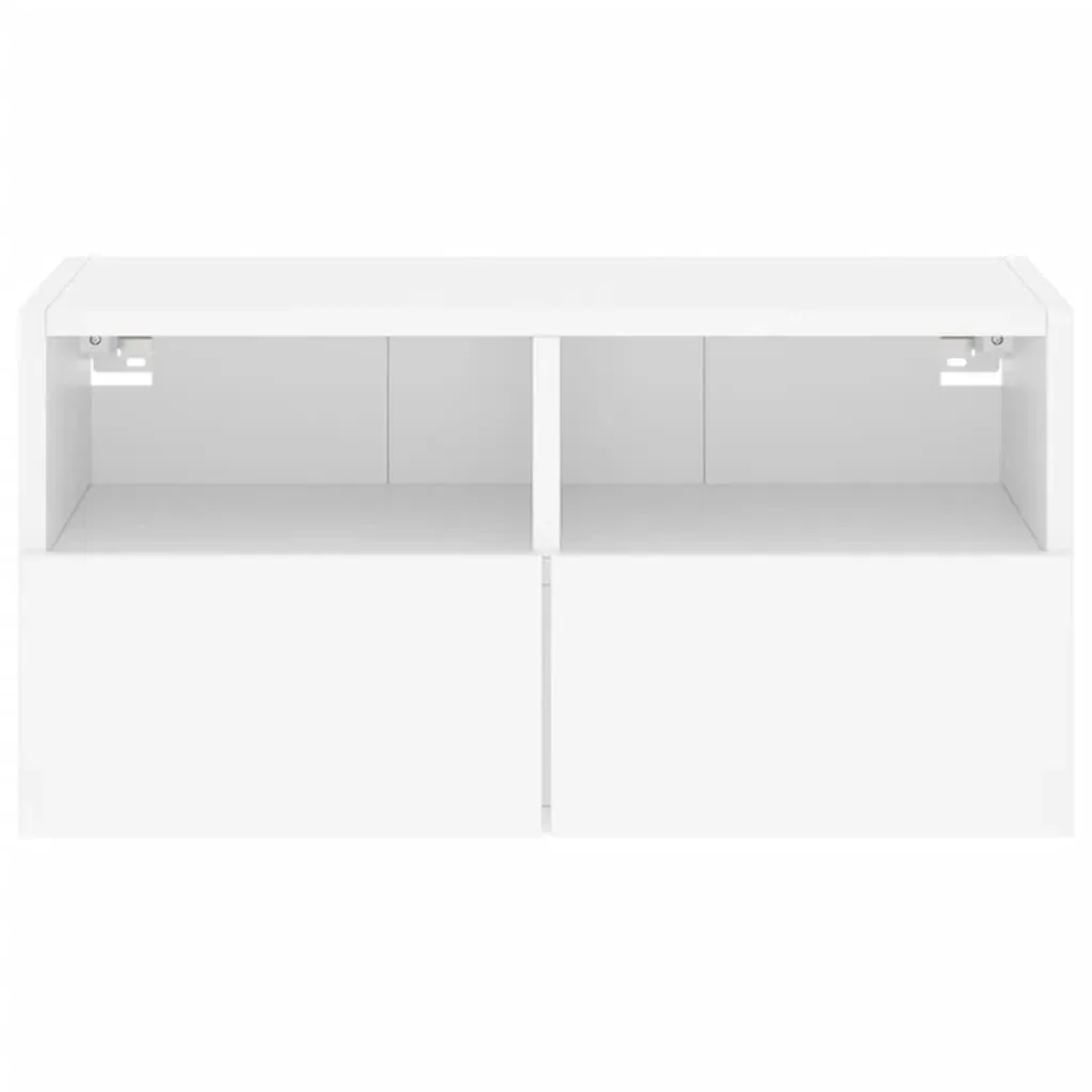 TV Wall Cabinet White 60x30x30 cm Engineered Wood Price