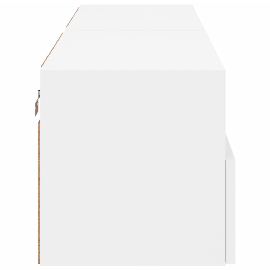 TV Wall Cabinets 2 pcs White 60x30x30 cm Engineered Wood Price