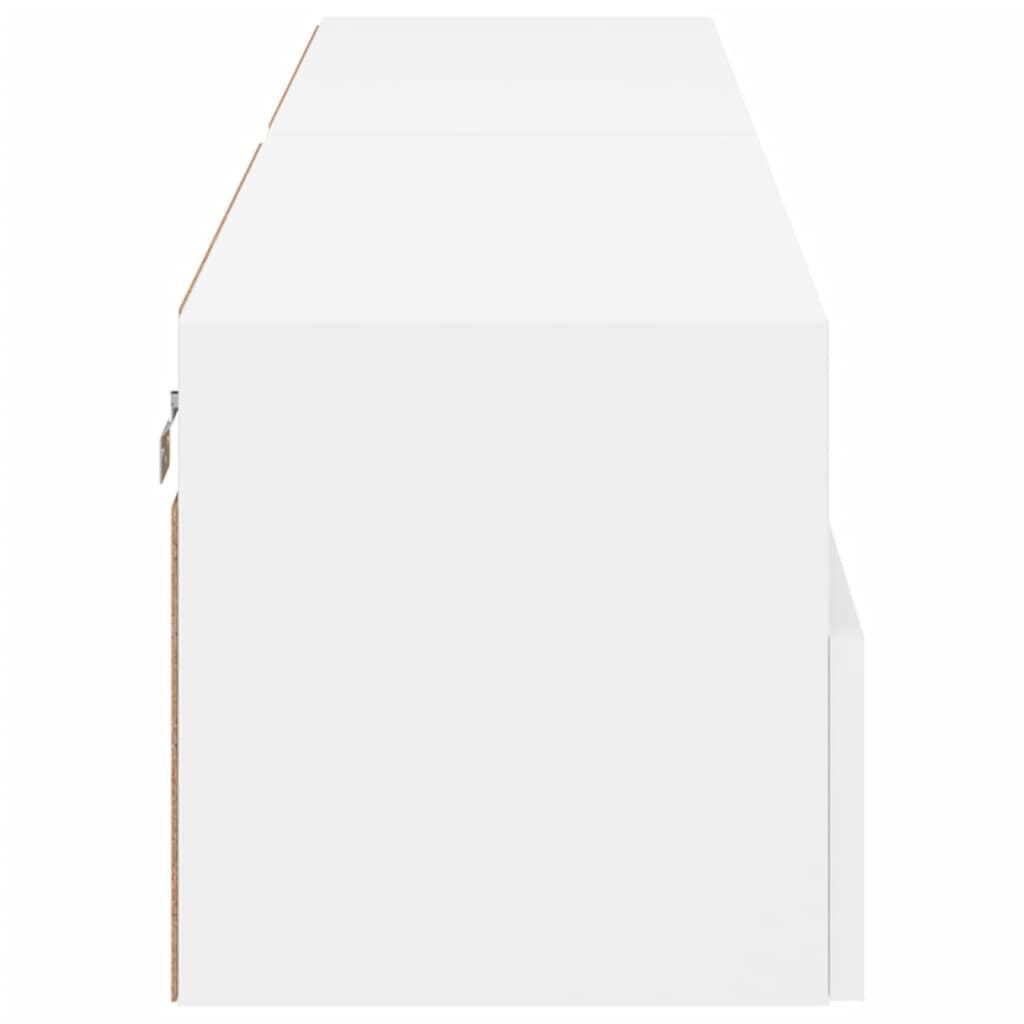 TV Wall Cabinets 2 pcs White 80x30x30 cm Engineered Wood Price