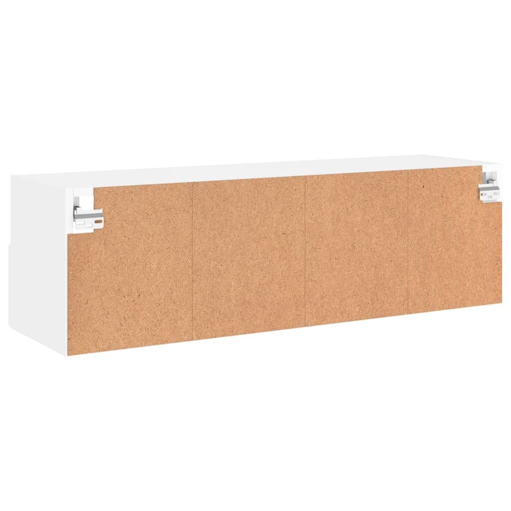 TV Wall Cabinet White 100x30x30 cm Engineered Wood Price