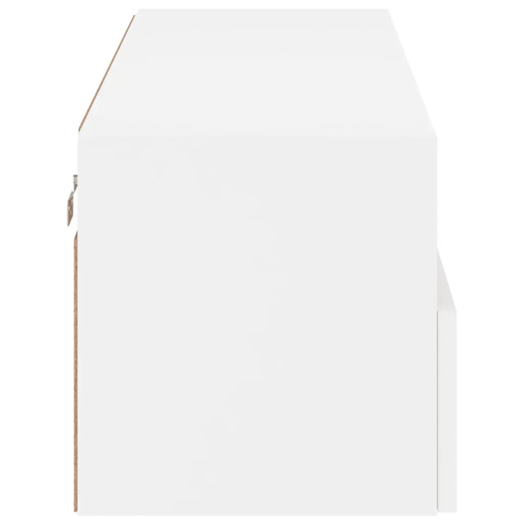 TV Wall Cabinet White 100x30x30 cm Engineered Wood Price