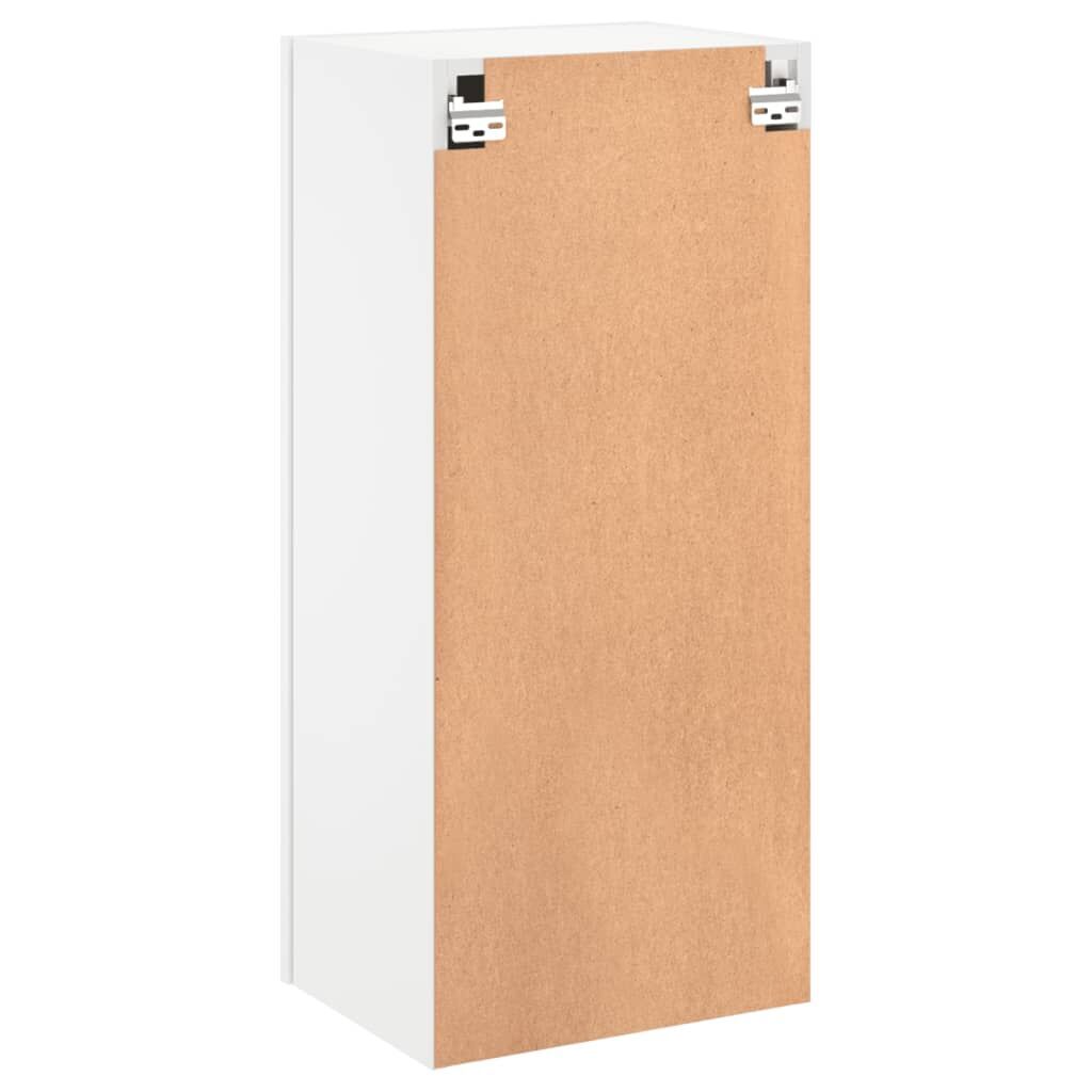 TV Wall Cabinet White 40.5x30x90 cm Engineered Wood Price