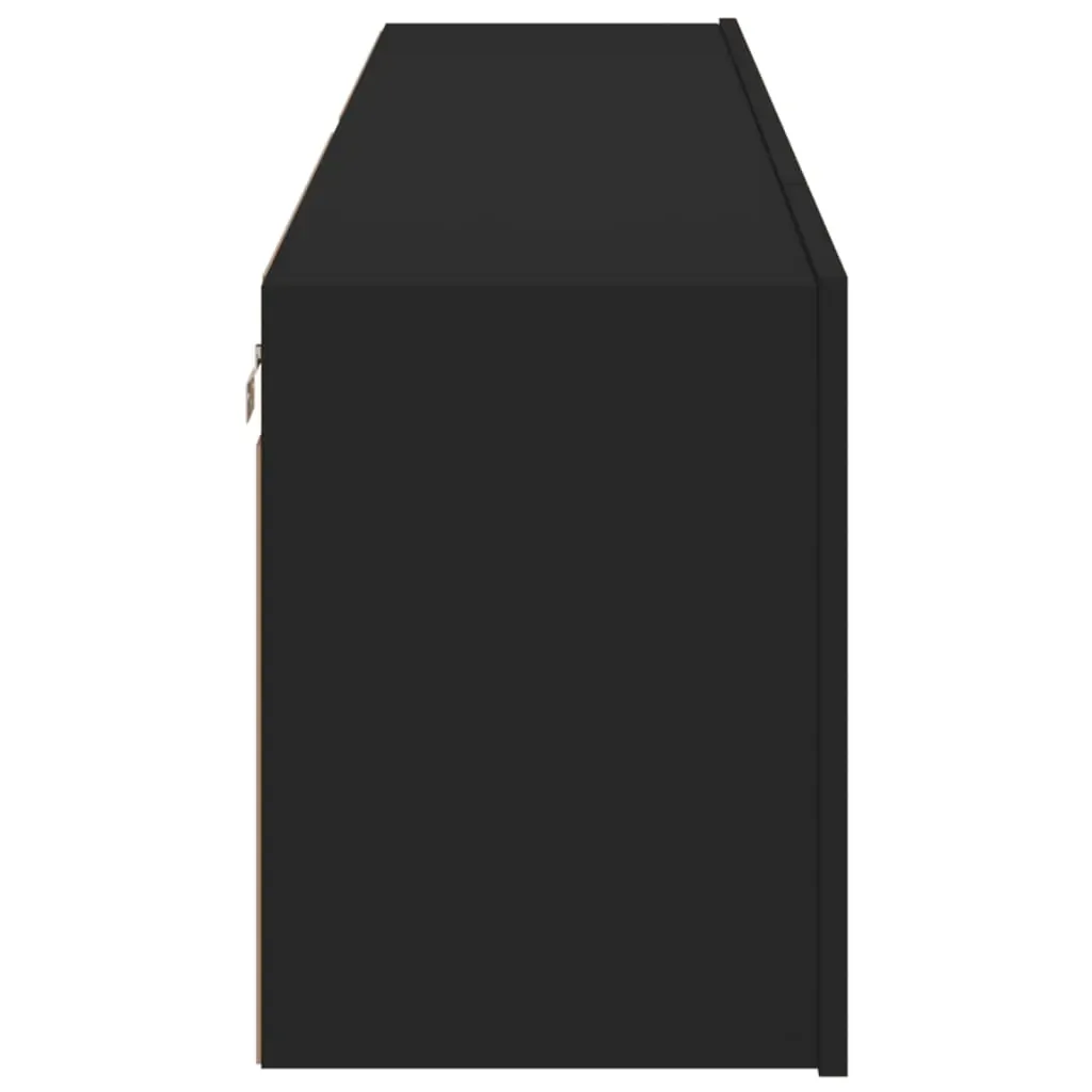 TV Cabinets Wall-mounted 2 pcs Black 80x30x41 cm Price