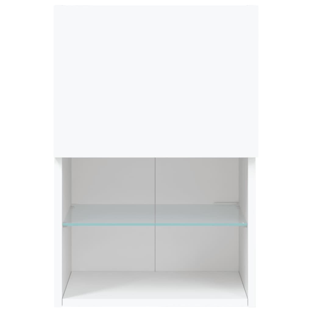 TV Cabinets with LED Lights 2 pcs White 40.5x30x60 cm Price