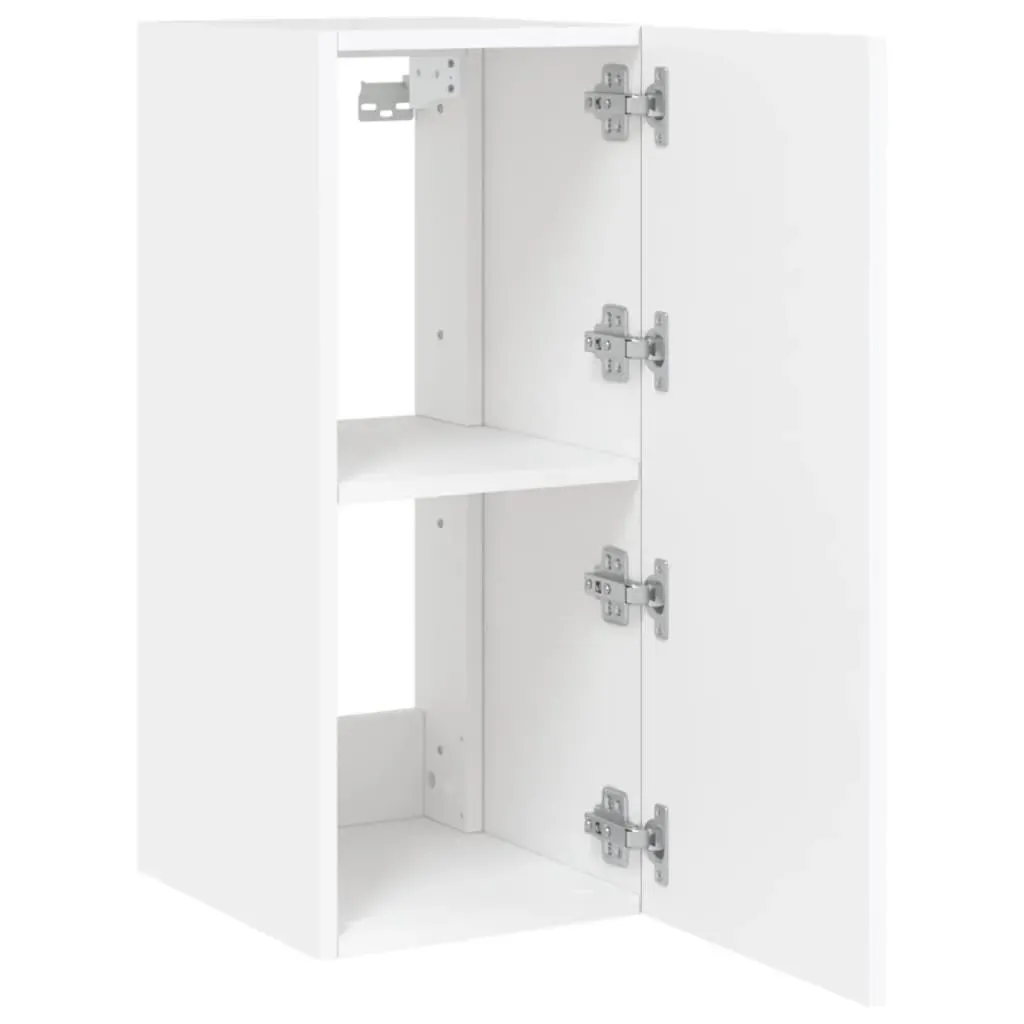 TV Wall Cabinets with LED Lights 2 pcs White 30.5x35x70 cm Price