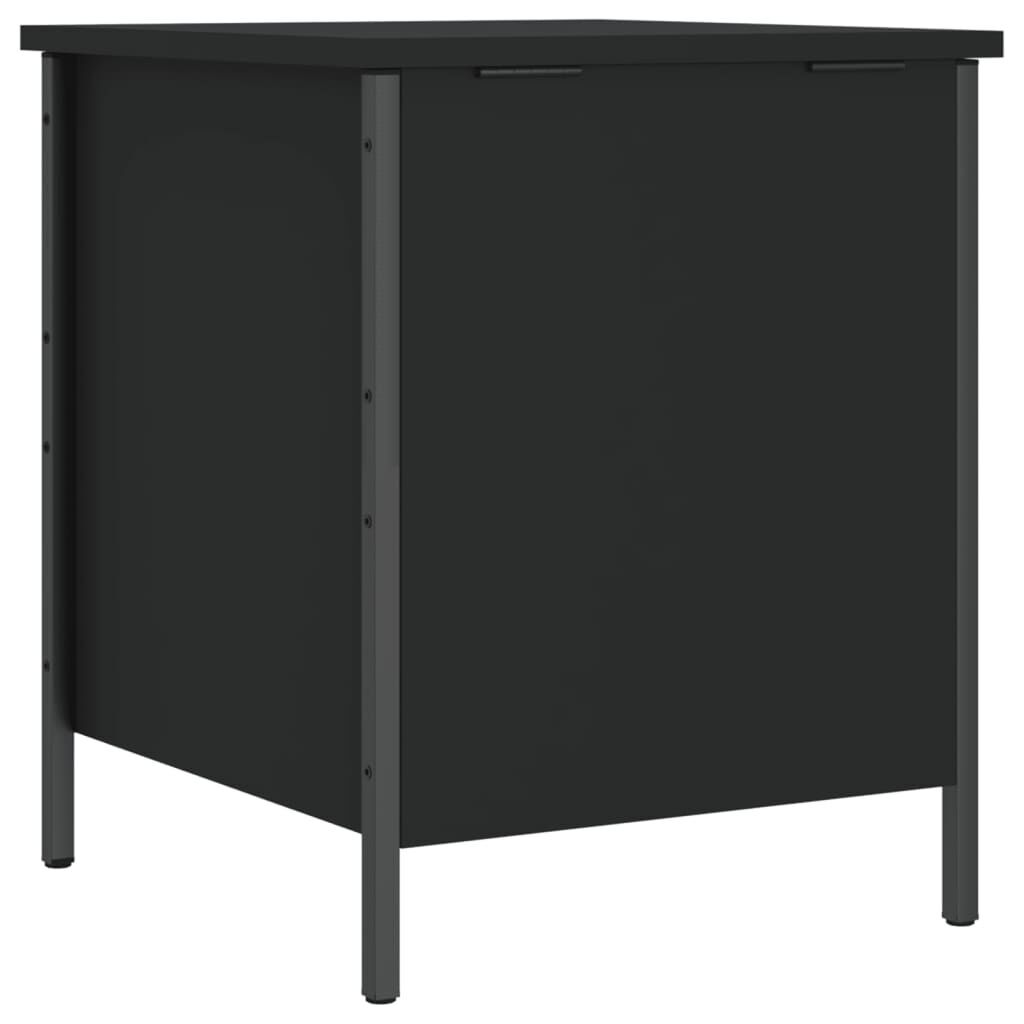 Storage Bench Black 40x42.5x50 cm Engineered Wood Price
