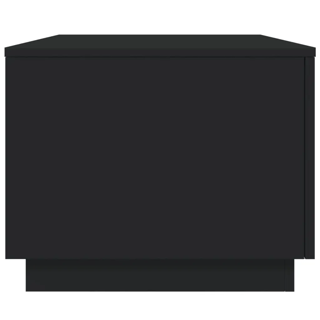 Coffee Table with LED Lights Black 90x50x40 cm Price