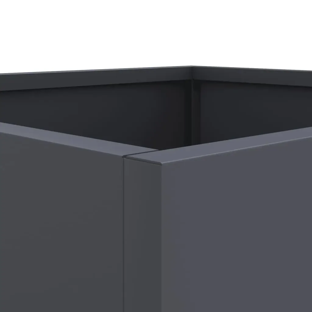 Planters 2 pcs Anthracite 42x40x39 cm Steel Price