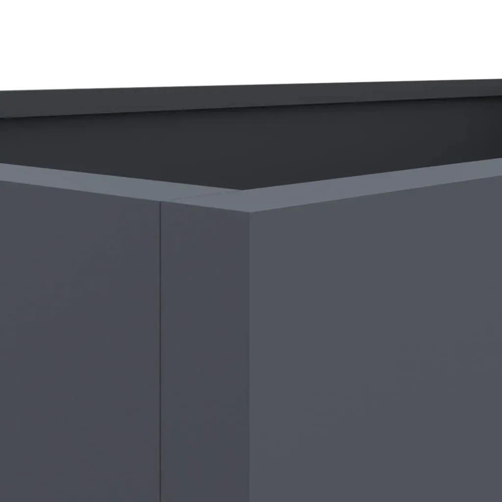 Planter Anthracite 62x30x29 cm Steel Price