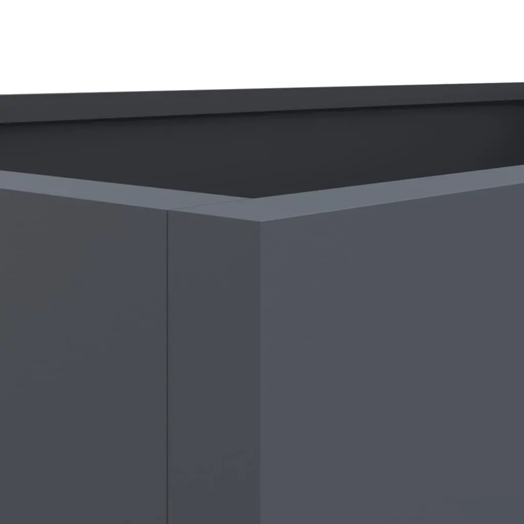 Planter Anthracite 62x40x39 cm Steel Price