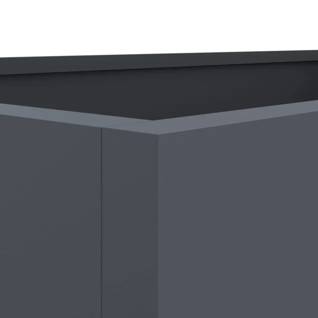 Planter Anthracite 62x47x46 cm Steel Price
