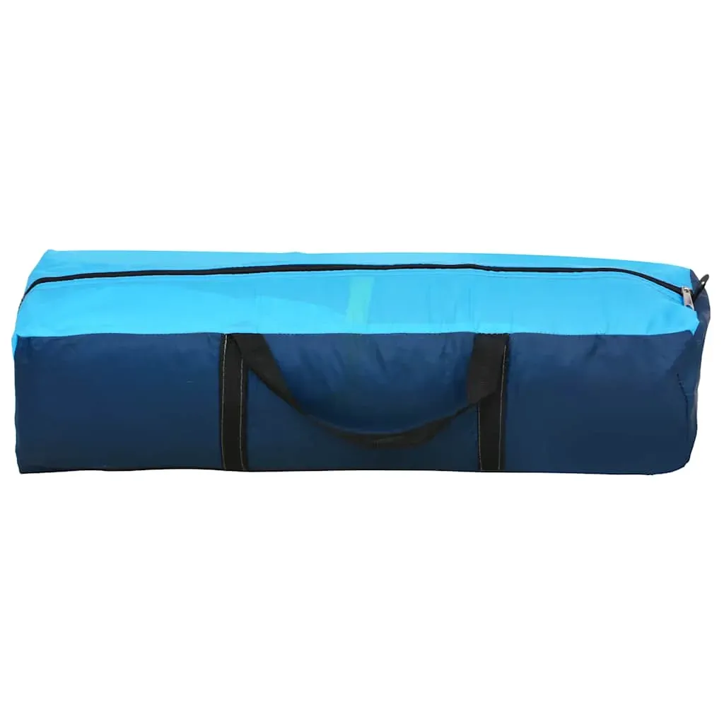 Party Tent with LED and 4 Sidewalls 3.6x3.6x2.3 m Blue Price