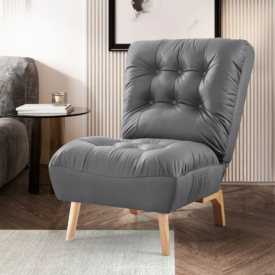 accent chair sofa recliner adjustable grey Price