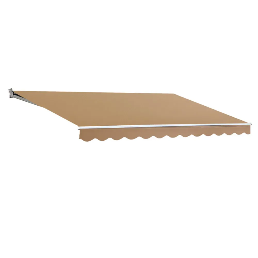 Retractable Folding Arm Awning Motorised Remoter Sunshade 2.5Mx2M Beige Price