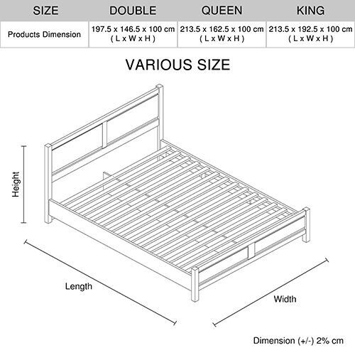 Cielo Bedroom Suite 4 pcs White Ash Colour in Queen Size Price
