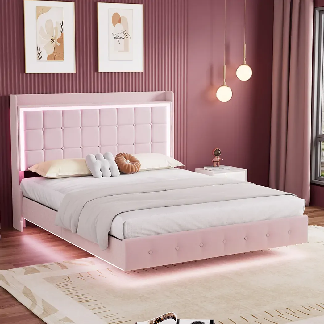 Levede Queen Floating Bed Frame Price