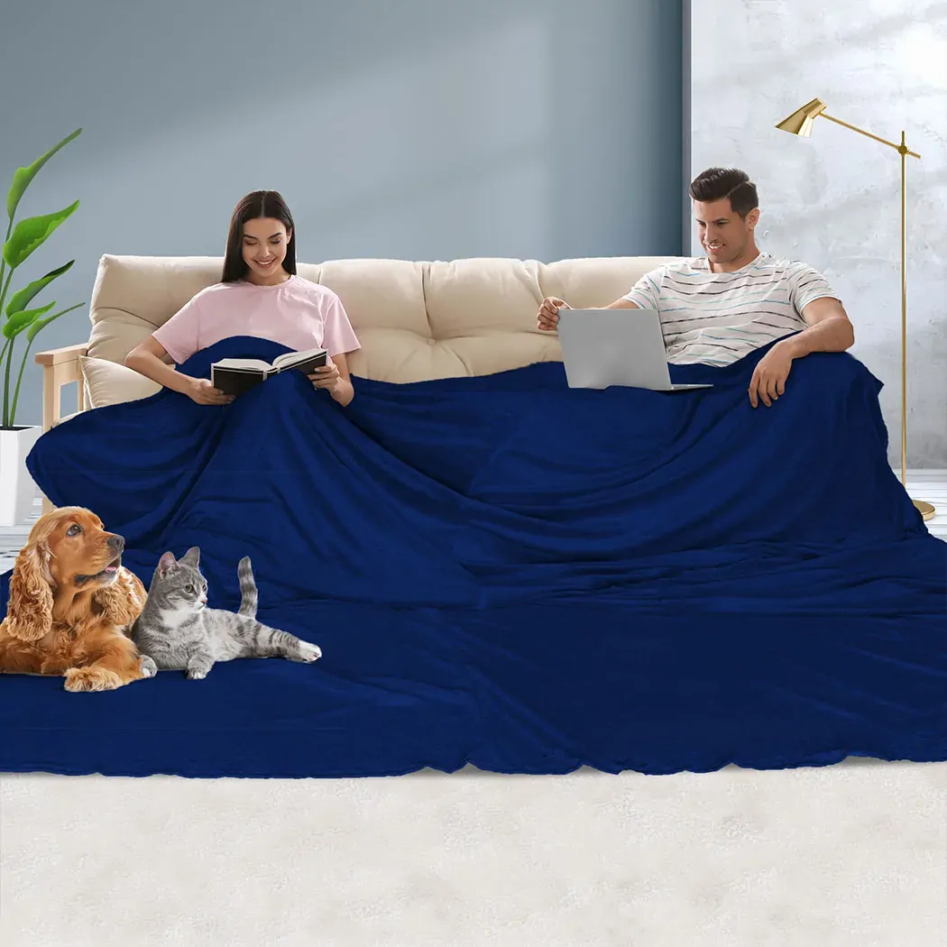 3x3m large oversized blanket navy Price