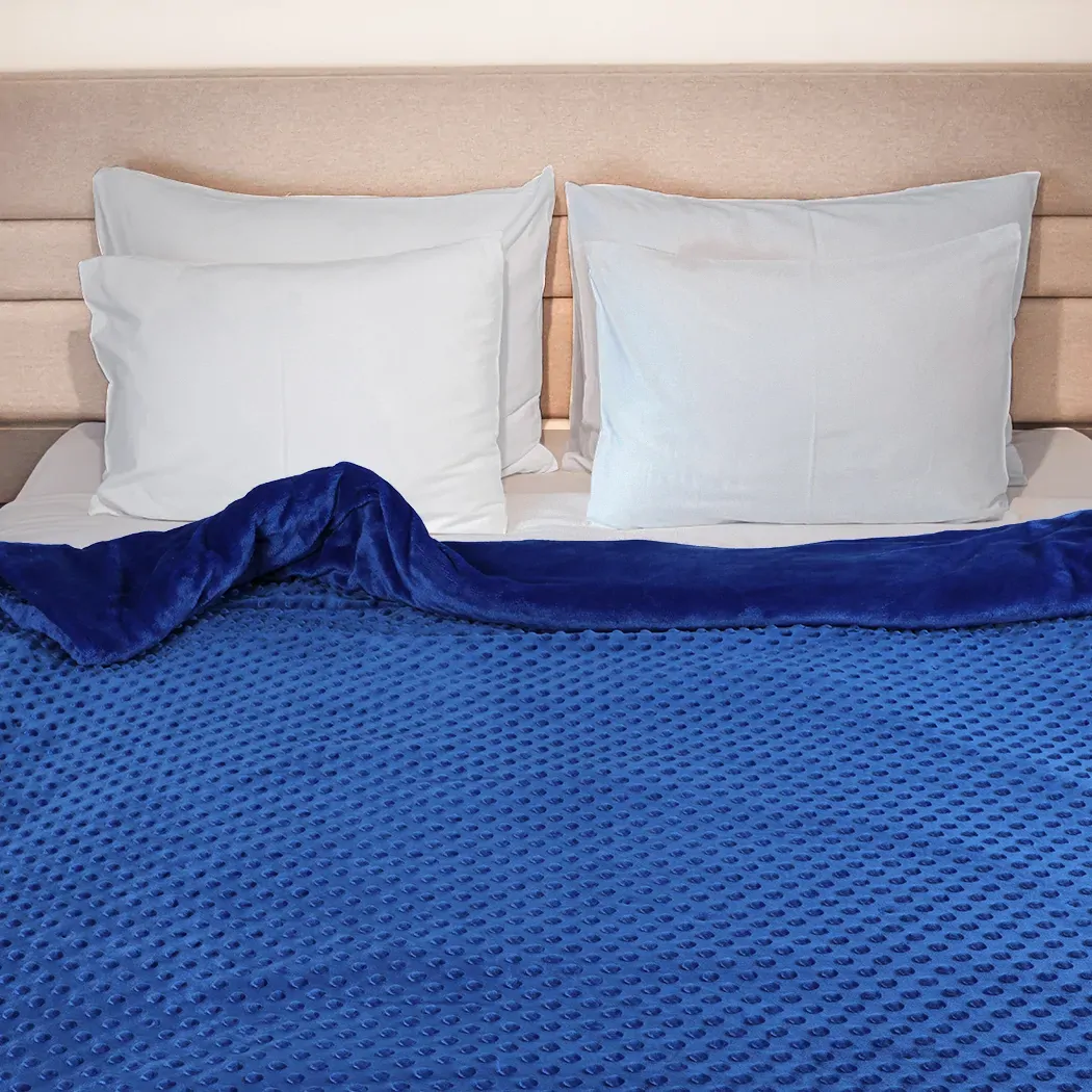 weighted blanket cover quilt blue Price