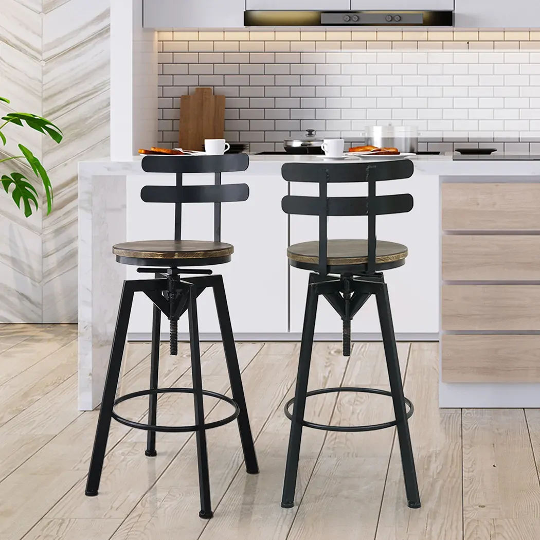 1x bar stool industrial adjustable Price