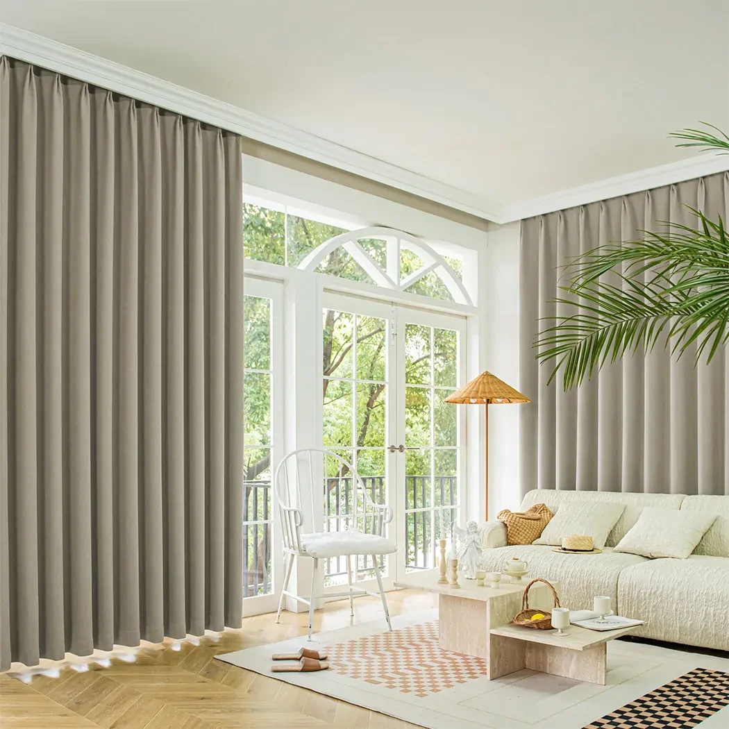 2xblockout curtains chenille 180x250 coffee cd1016-180x250-dg Price