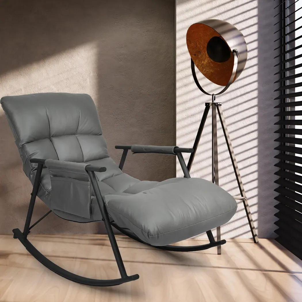 accent chair recliner armchair grey Price