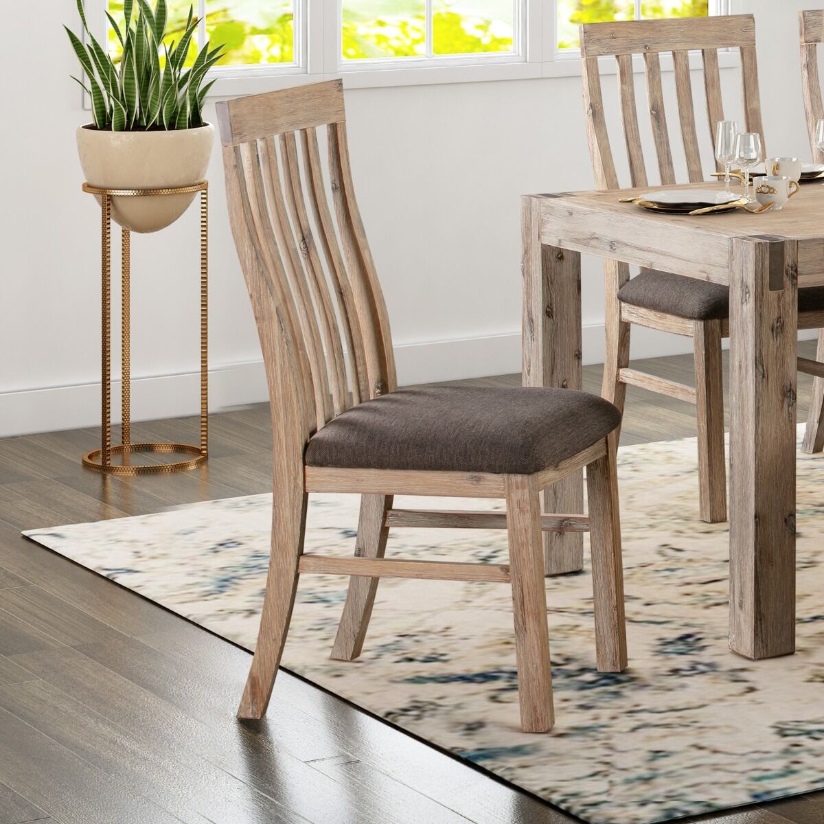 Java 2x Dining Chair Oak Price