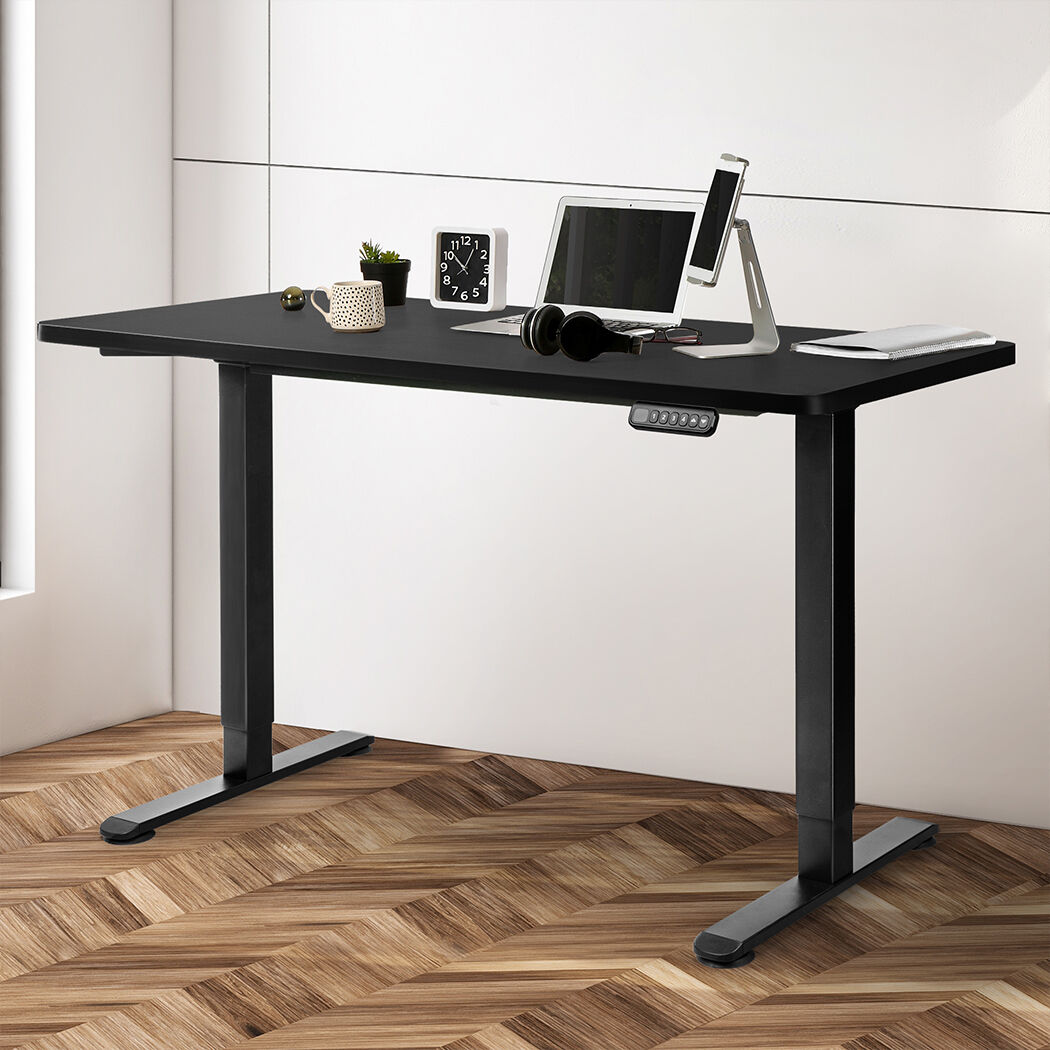 Motorised Standing Desk Adjustable 120cm Black 800x 1.5MM Price