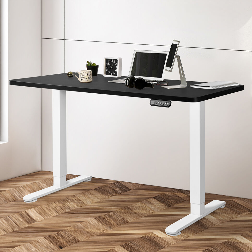 Motorised Standing Desk Adjustable 140cm Black 1000x 1MM Price