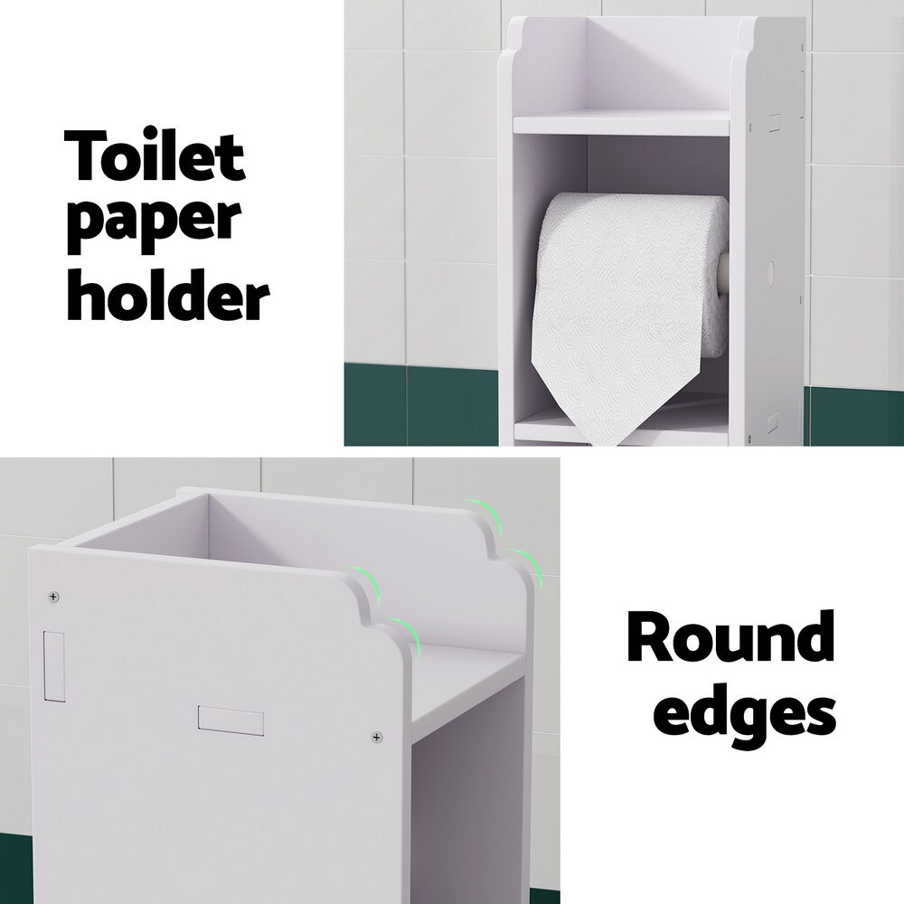 Artiss Bathroom Cabinet Toilet Roll Holder Tissue Organizer 3 Tier Floor Cabinet Price