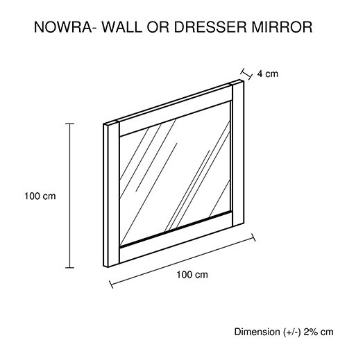 Nowra Dresser Oak With Mirror Price