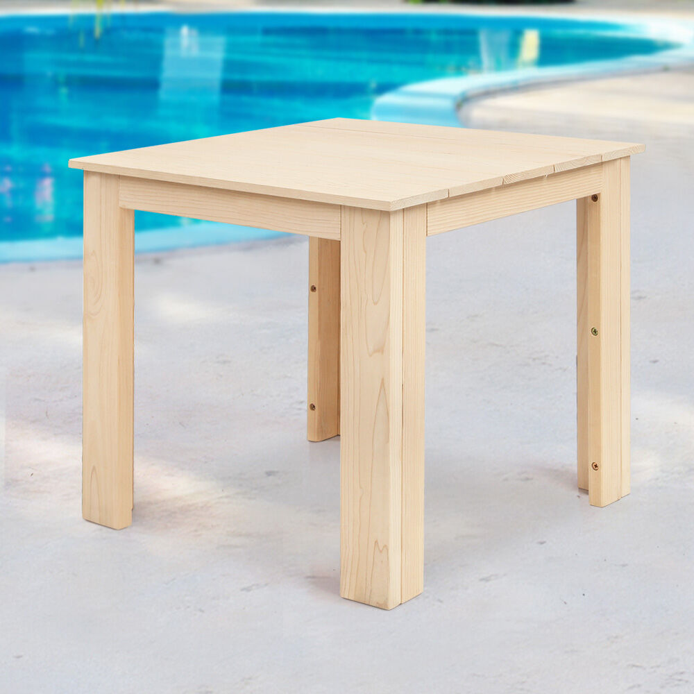Gardeon Coffee Side Table Wooden Desk Outdoor Furniture Camping Garden Natural Price