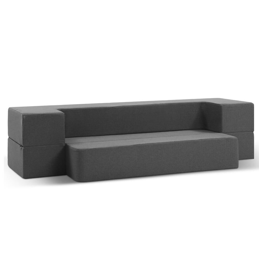 Giselle Bedding Foldable Mattress Folding Foam Sofa Bed Chair Grey Price