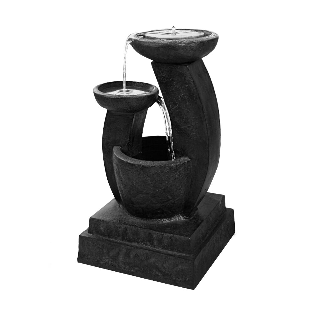 Gardeon Solar Water Feature Cascading Fountain 3-Tier Mushroom LED Light 70CM Price