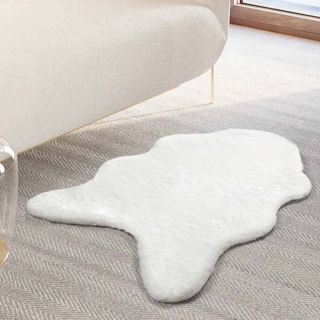 Floor Shaggy Rugs Area Rug Faux 60X90CM Price