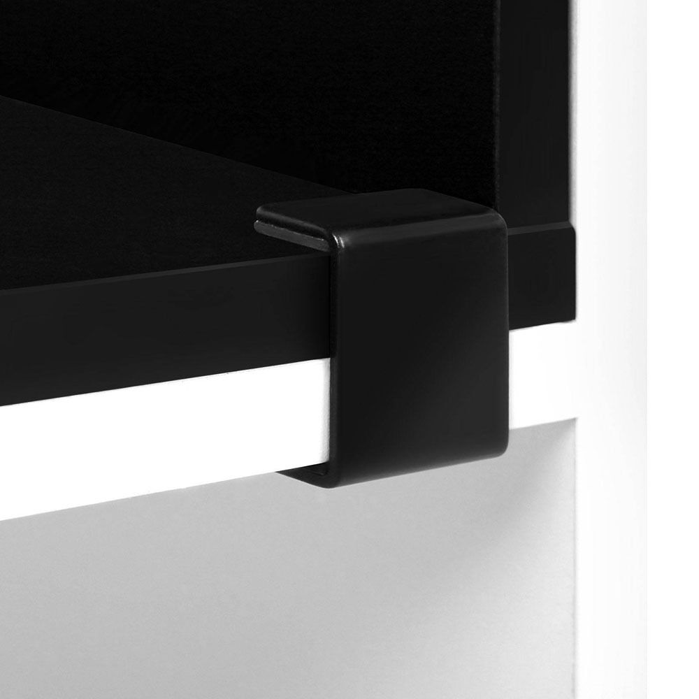 Bookshelf L Shape DIY - Black Price