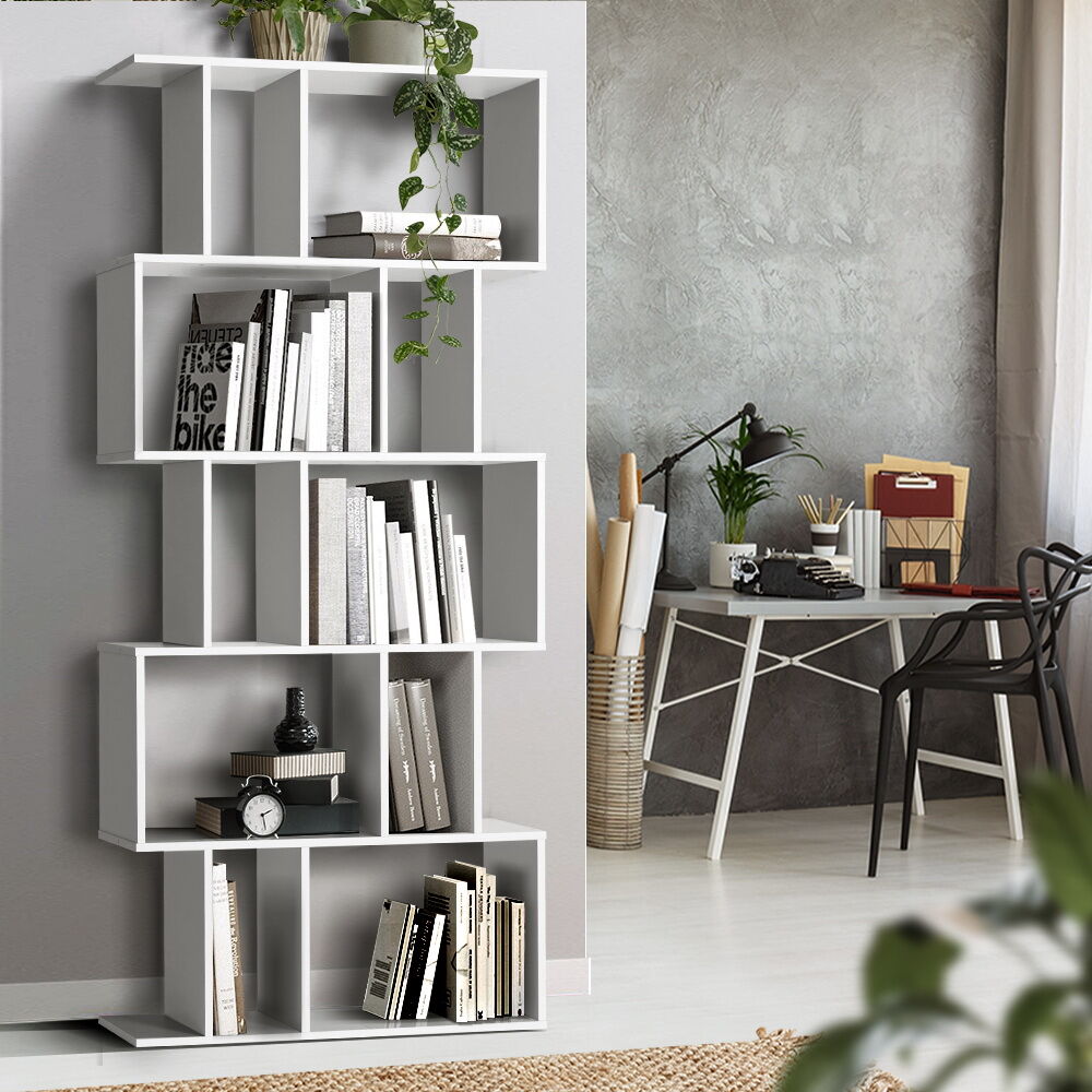 Bookshelf 5 Tiers - RITA White Price