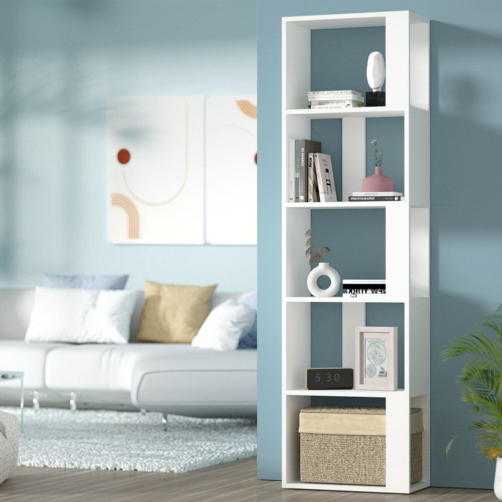 Bookshelf 5 Tiers - LINA White Price