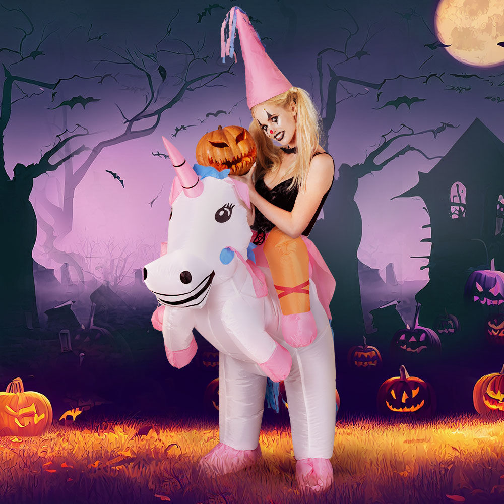 Inflatable Unicorn Costume Adult Suit Blow Up Party Fancy Dress Halloween Cosplay Price