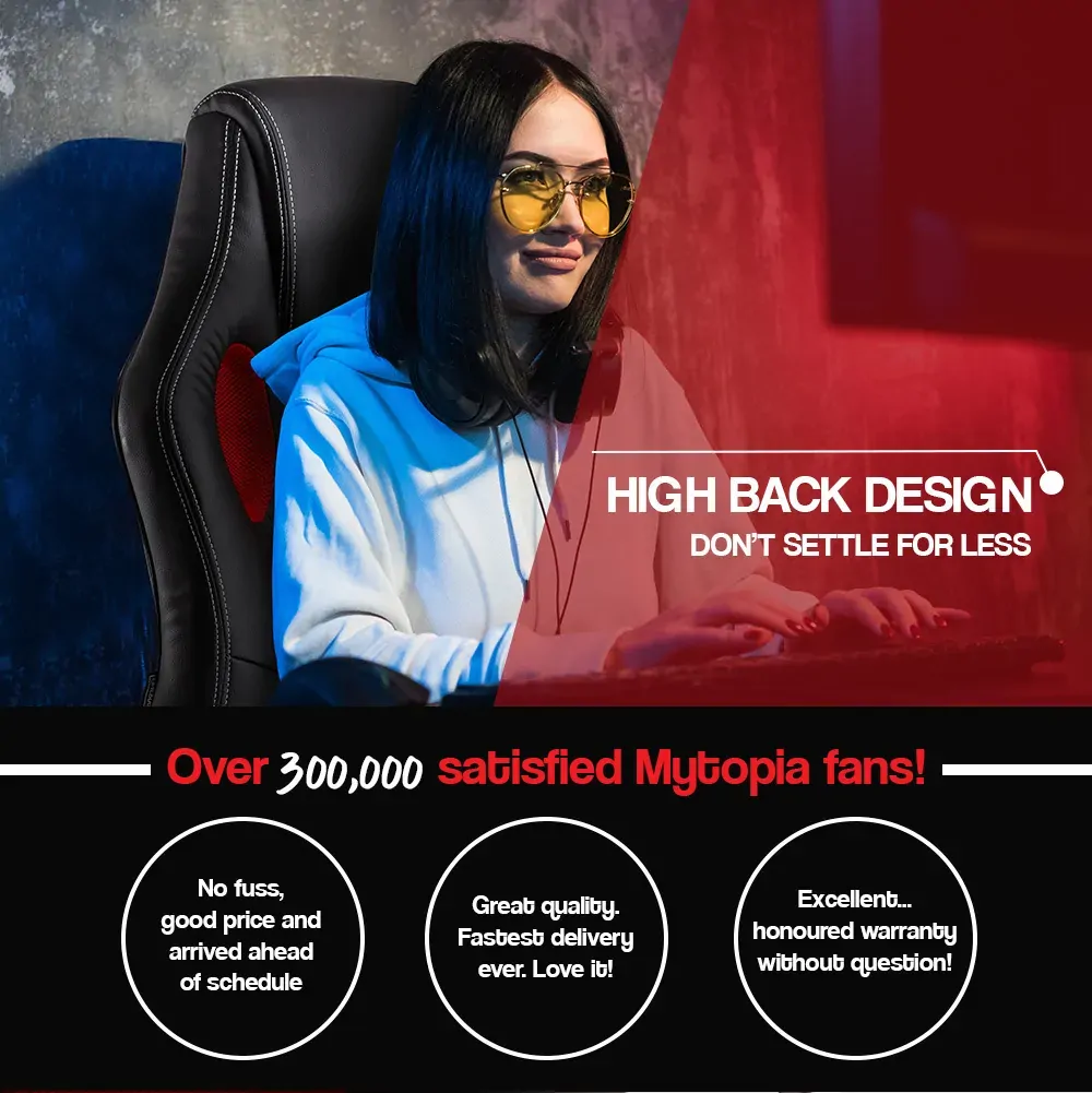 Racing Office Chair Seat Executive Computer Gaming PU Leather Deluxe. Price