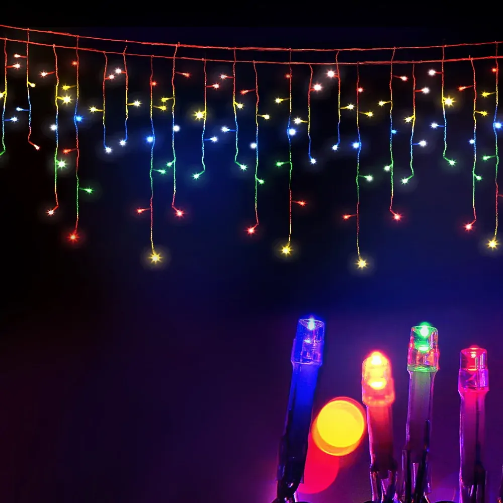 Jingle Jollys 800 LED Christmas Icicle Lights Price