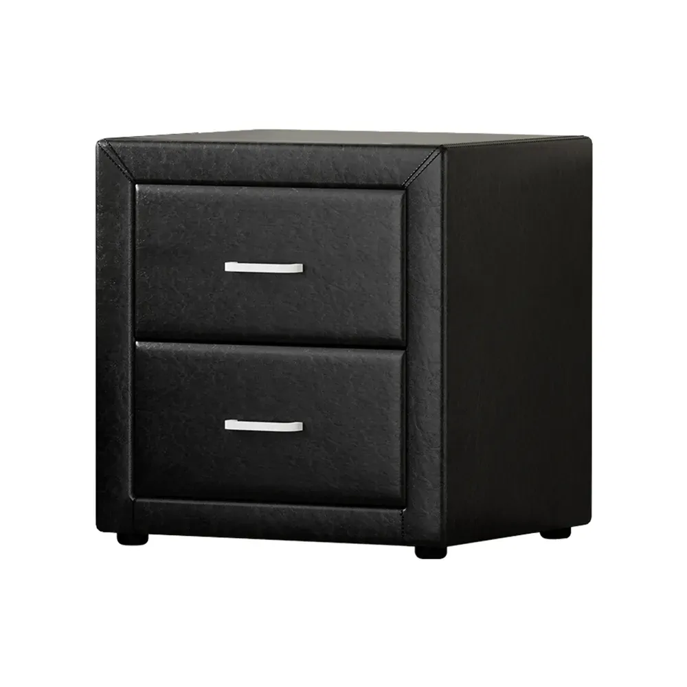 Hythe PVC Leather Bedside Table Price