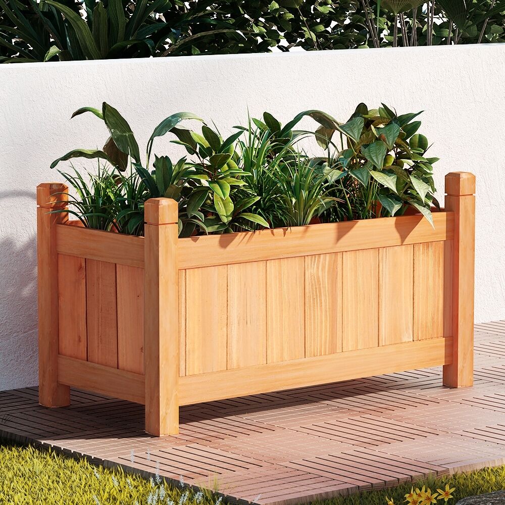 Garden Bed Raised Wooden Planter Box Vegetables Price