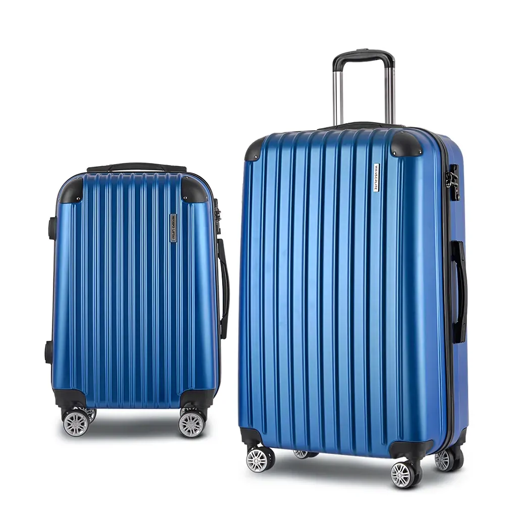 2pc Luggage Trolley Suitcase Sets Travel TSA Hard Case Price