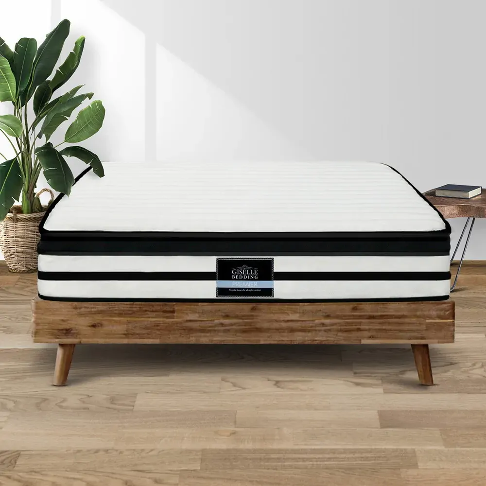 Baxter Bedding Bed Mattress Euro Top Pocket Spring Foam 27CM Price