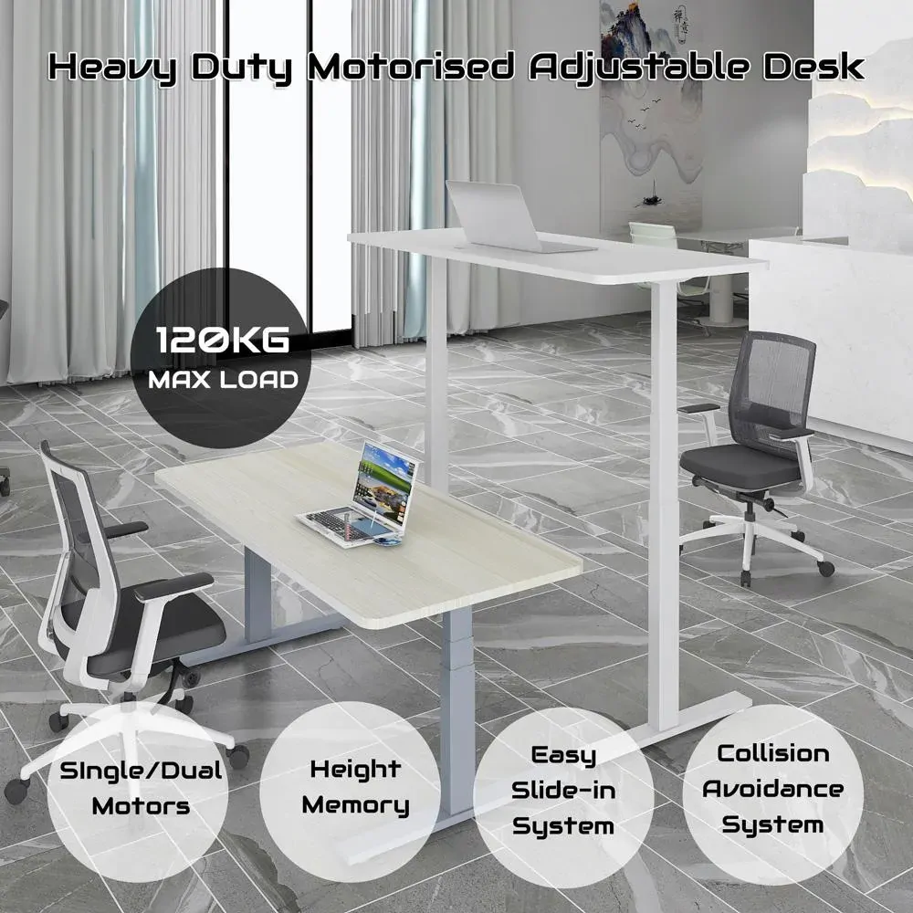 Standing Desk Height Adjustable Sit Stand Motorised Single Motor Frame Price