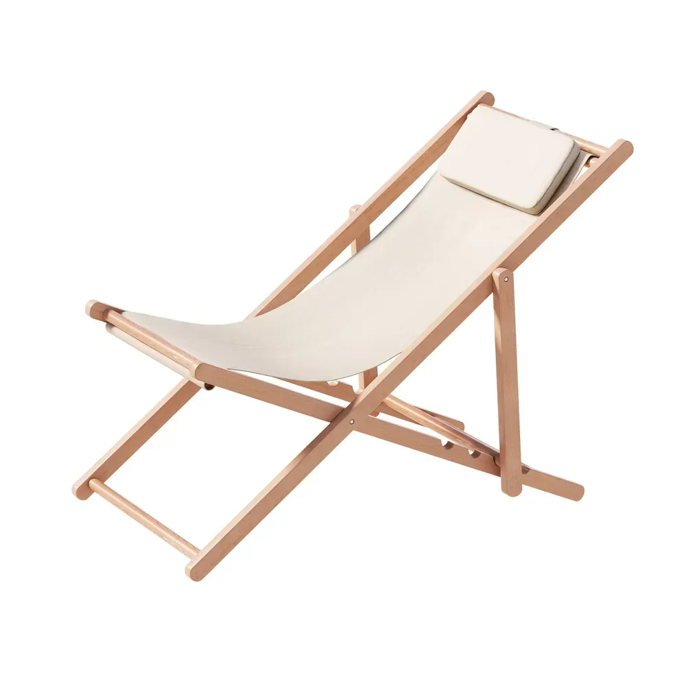 Outdoor Chairs Sun Lounge Deck Beach Chair Folding Wooden Patio Furniture Price