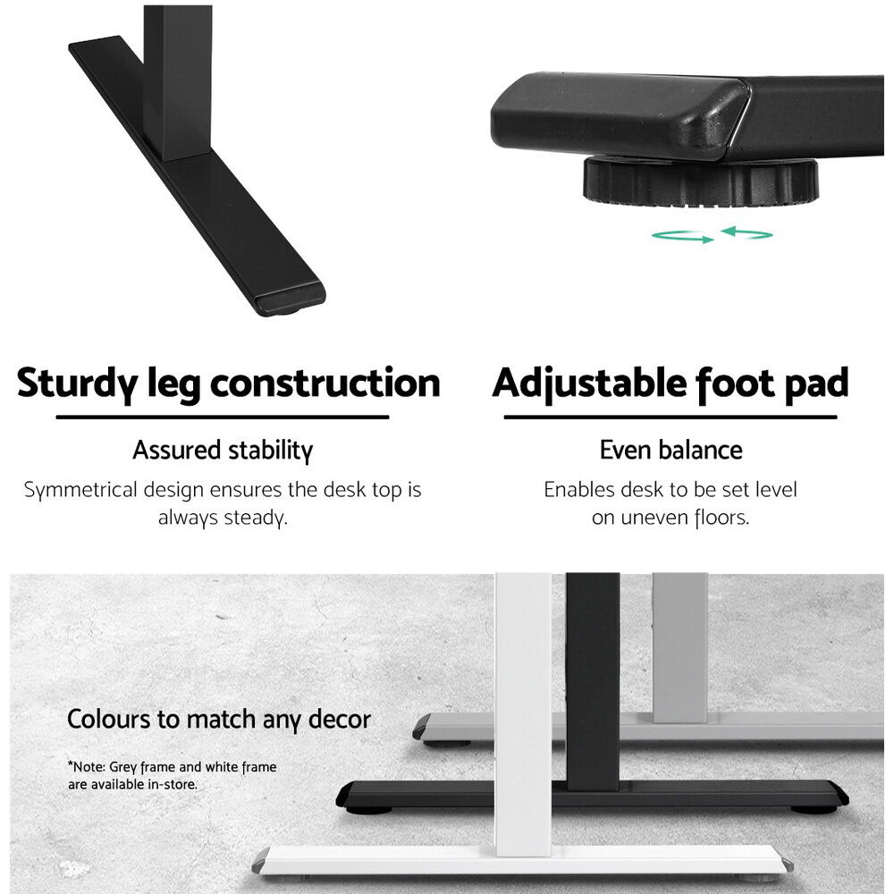 Standing Desk Sit Stand Motorised Height Adjustable Frame Only Price