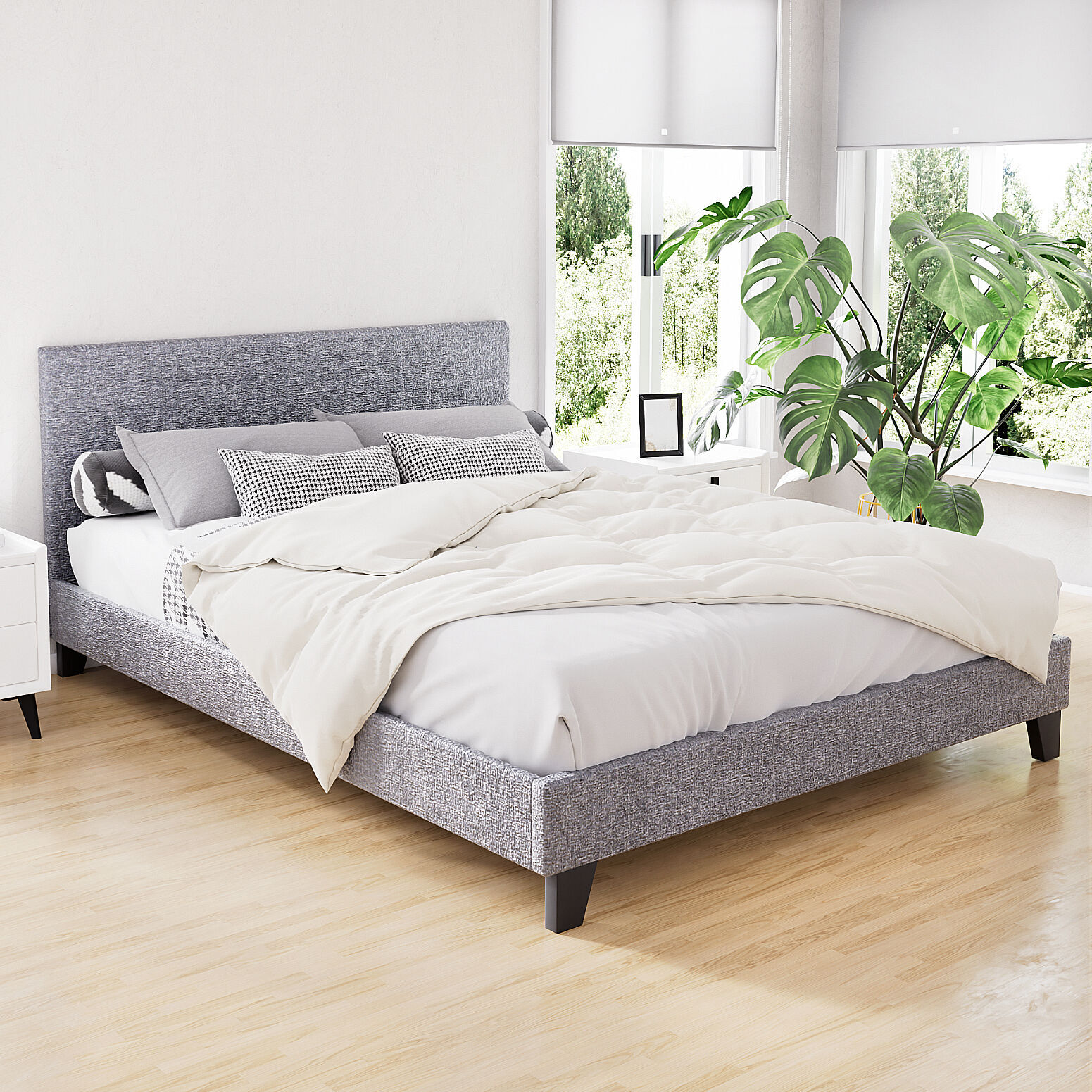 Nurom Bed Frame Fabric Price