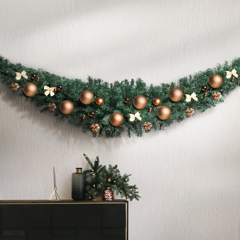Jingle Jollys Christmas Garland Xmas Tree Decoration Green Price